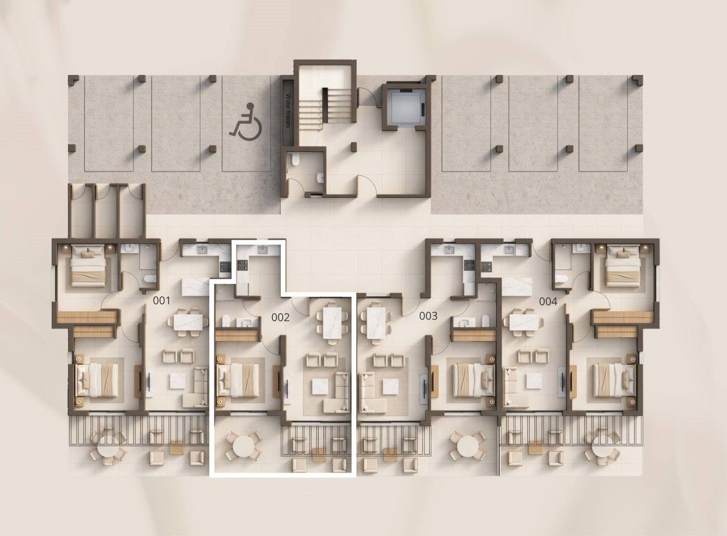 1 BR Apartment in Geroskipou, Paphos photo 11