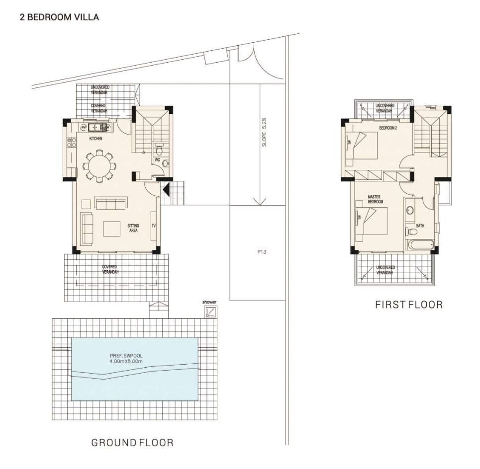 2 BR Villa in Kouklia, Paphos photo 6