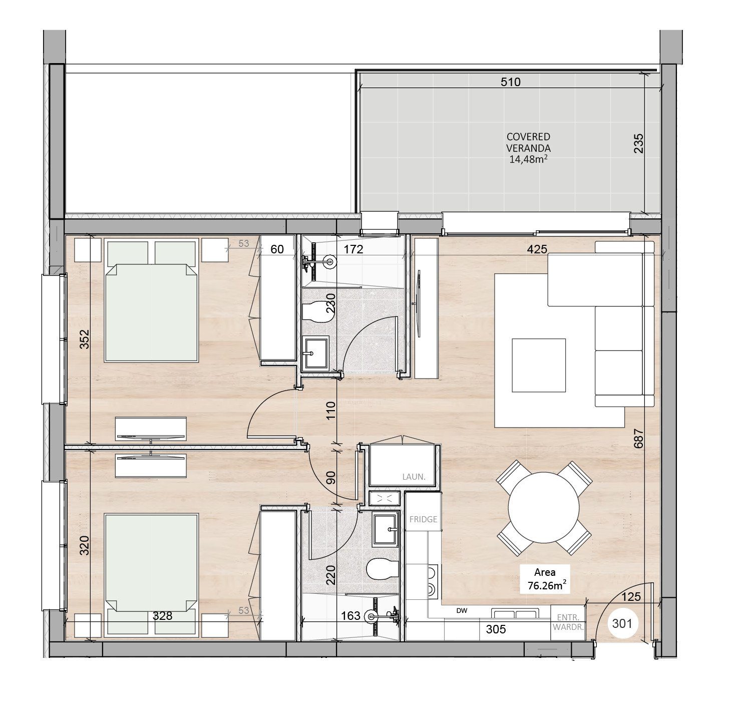 2 BR Apartment in Kapsalos, Limassol photo 9