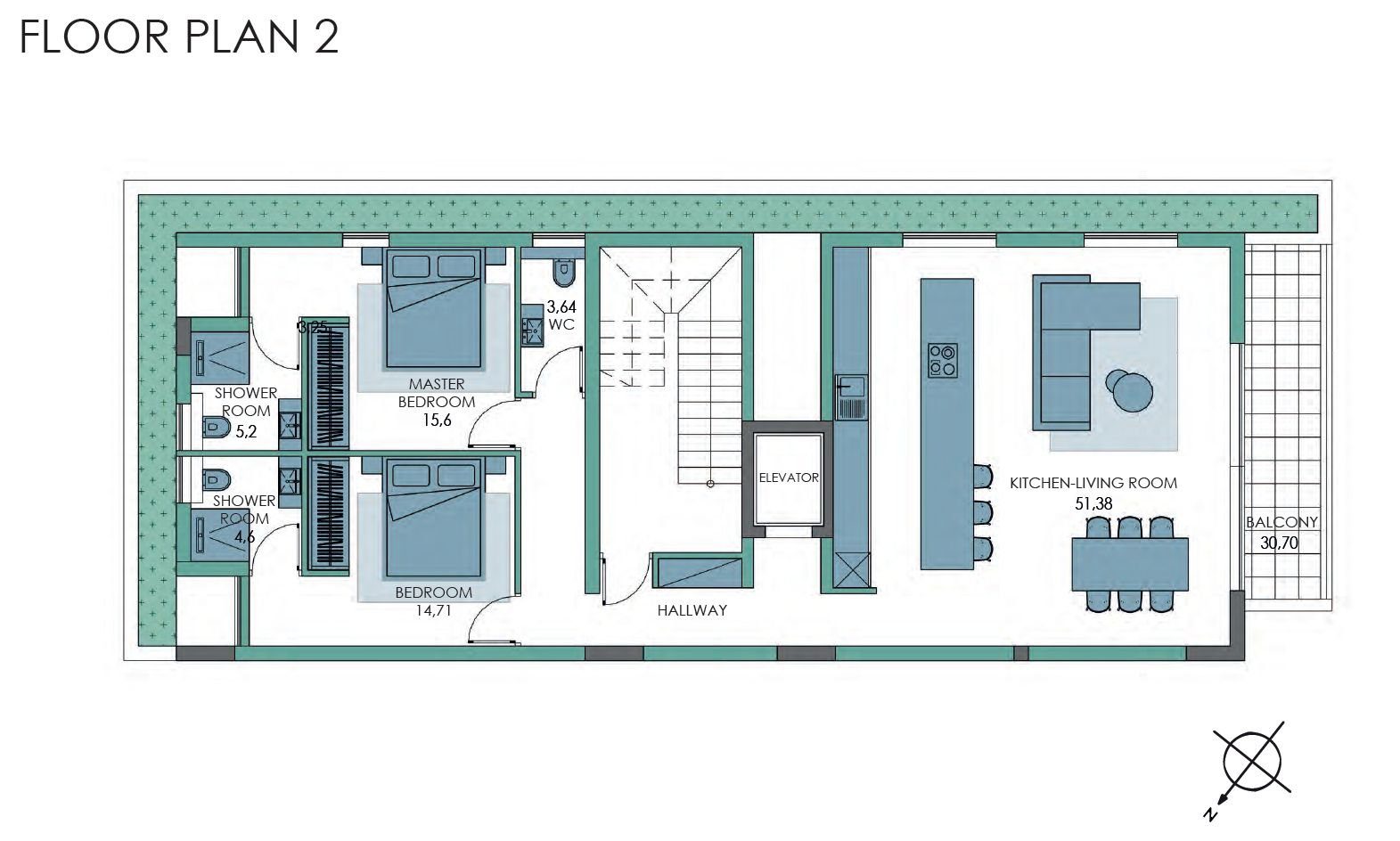 2 BR Apartment in Agios Nicolaos, Limassol photo 11