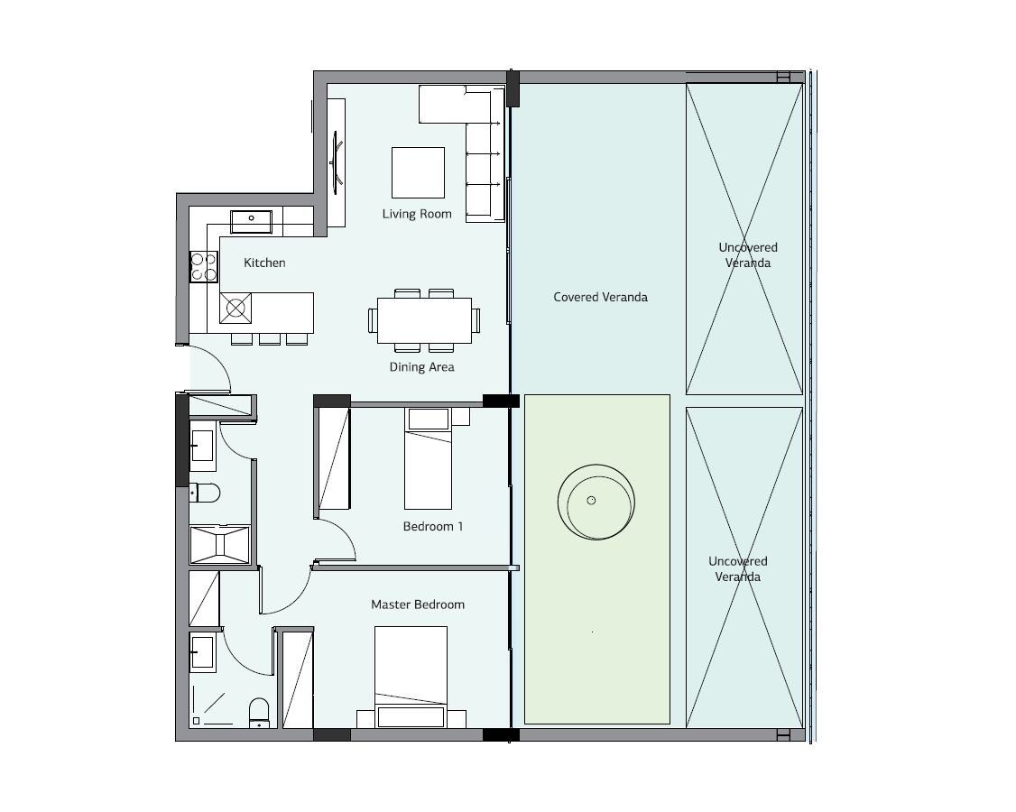 2 BR Apartment in Germasogeia, Limassol photo 14