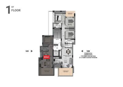 3 BR Apartment in Makenzy, Larnaca thumbnail 5