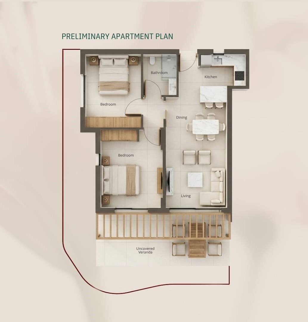 2 BR Apartment in Geroskipou, Paphos photo 11