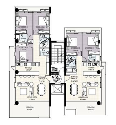 Apartament z 3 syp. w Nicosia Center, Nicosia, miniatura 6
