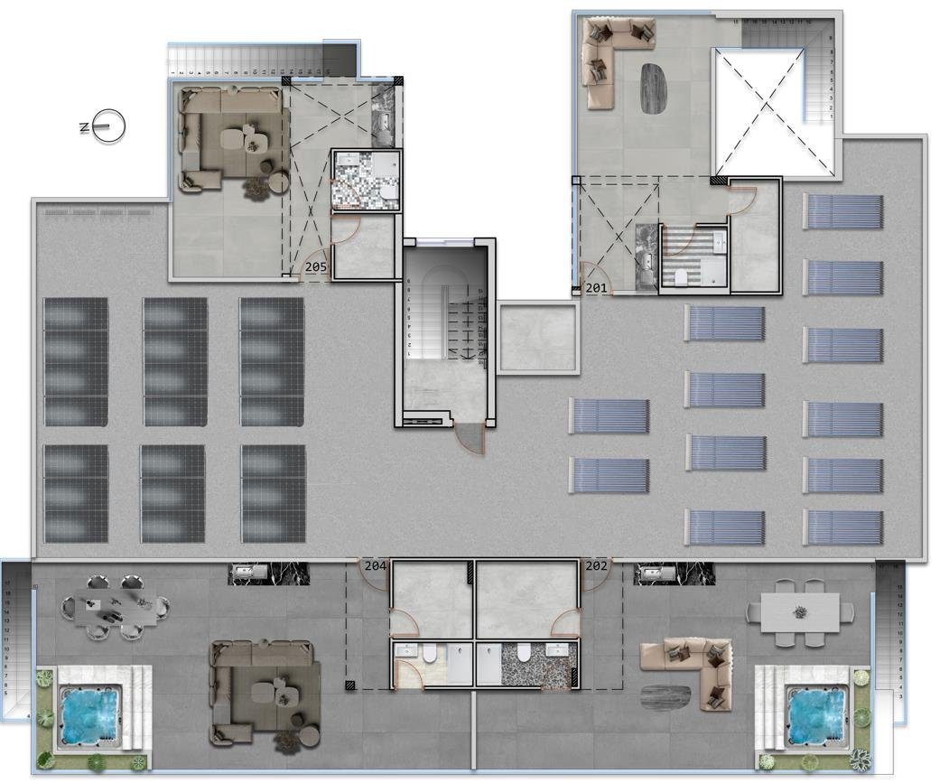 2 BR Penthouse in Aradippou, Larnaca photo 8