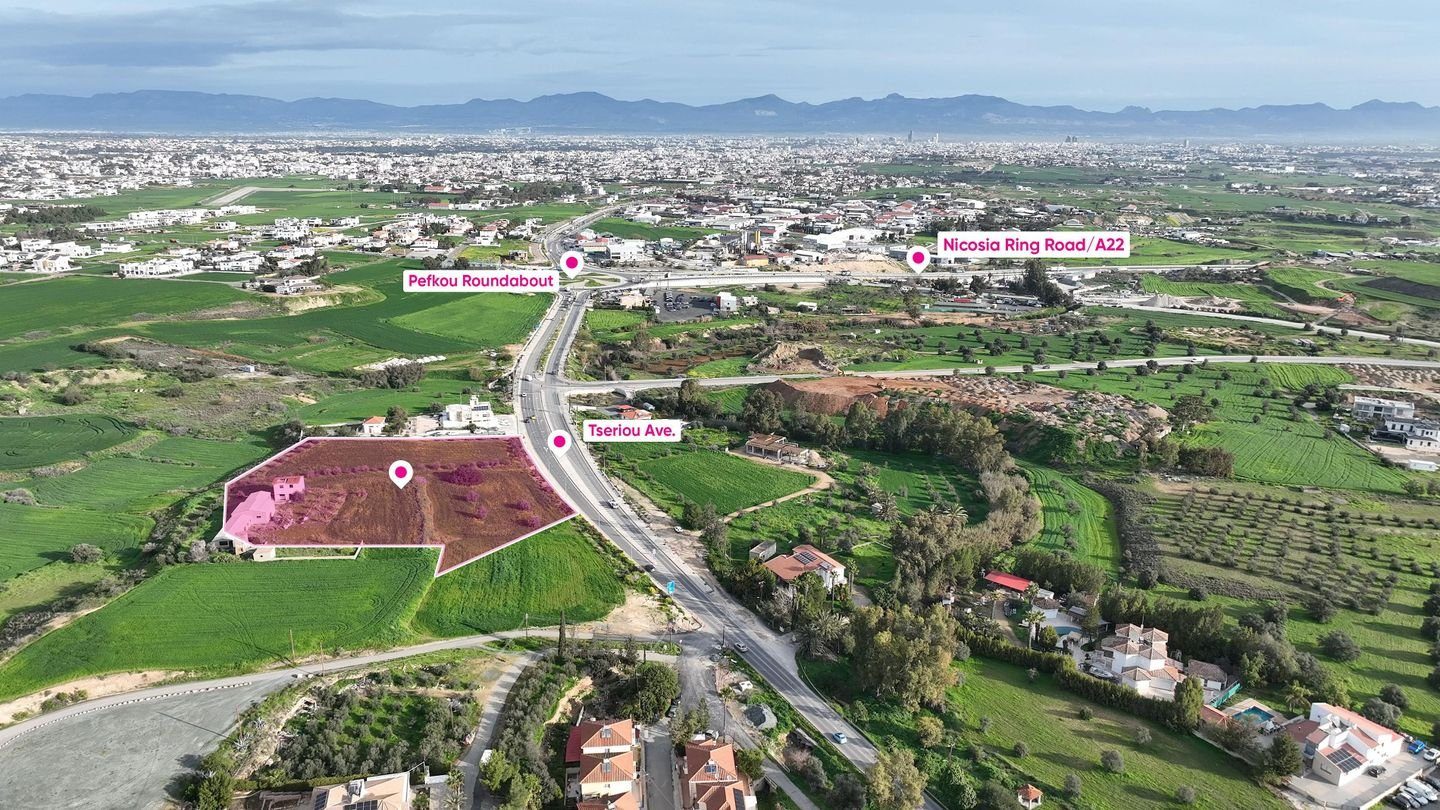 (Share) Dual-Zone Residential/Commercial Land in Tseri, Nicosia