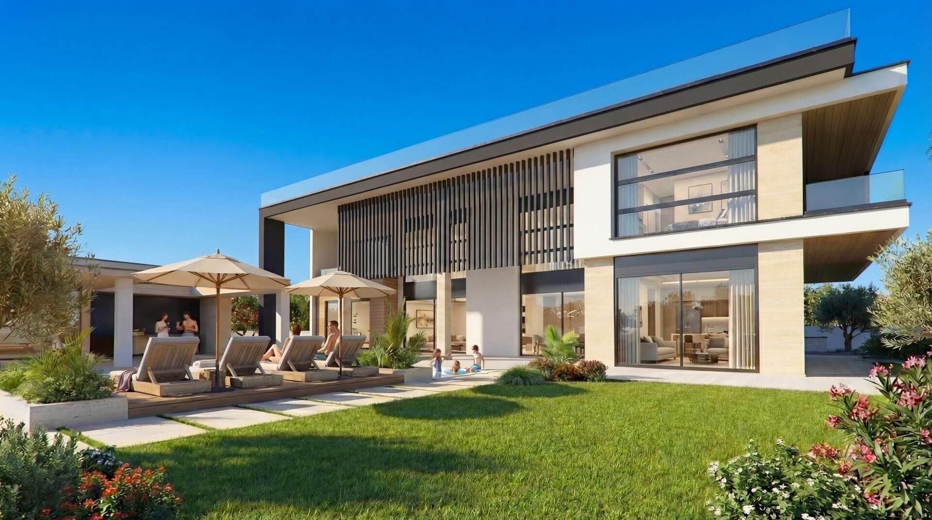 7 BR Luxury Villa with Sea View in Mouttagiaka, Limassol photo 3