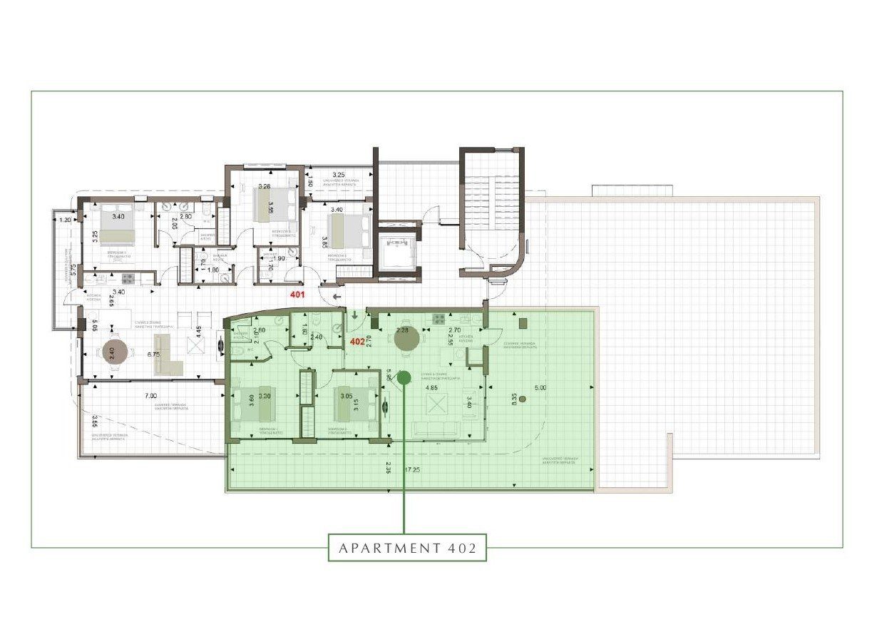 2 BR Penthouse in Trachoni, Limassol photo 9