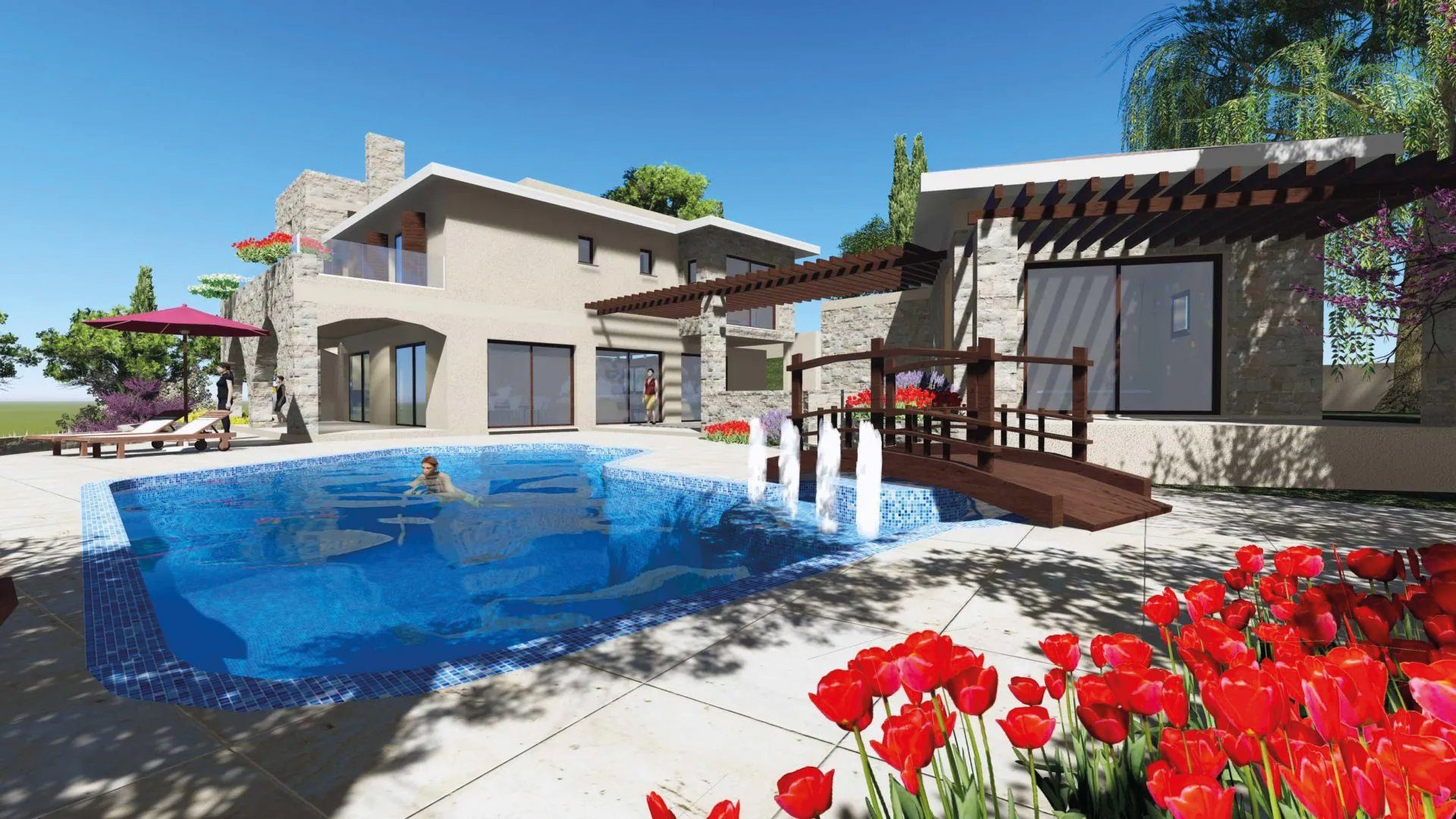5 BR Villa in Tala, Paphos