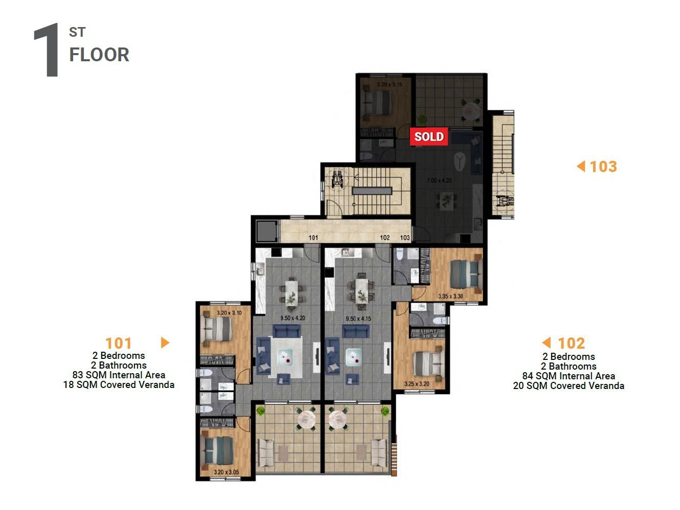 2 BR Apartment in Parekklisia, Limassol photo 12