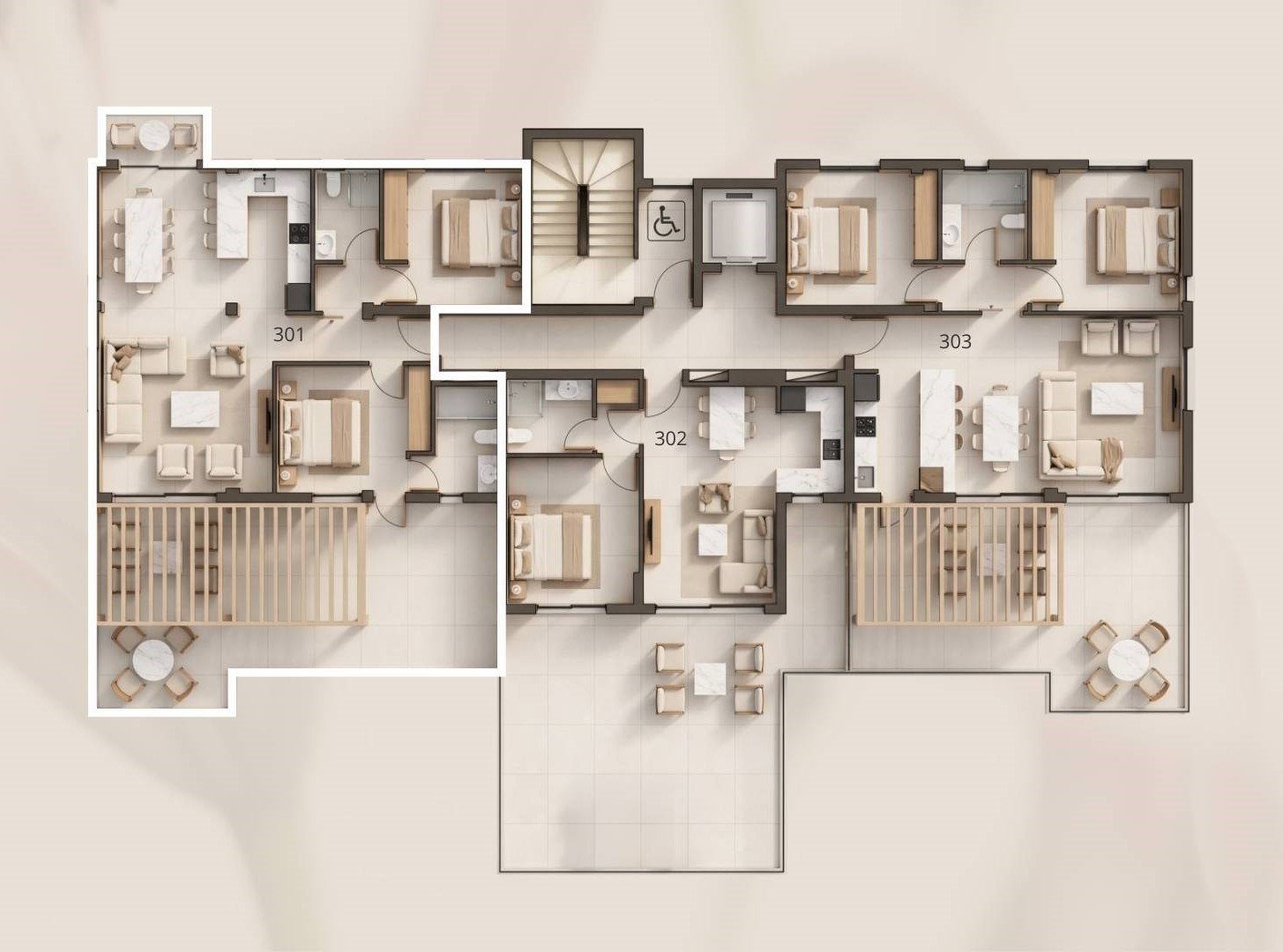 2 BR Penthouse in Geroskipou, Paphos photo 11