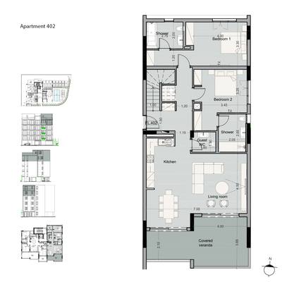 2 BR Penthouse in Potamos Germasogeias, Limassol thumbnail 15