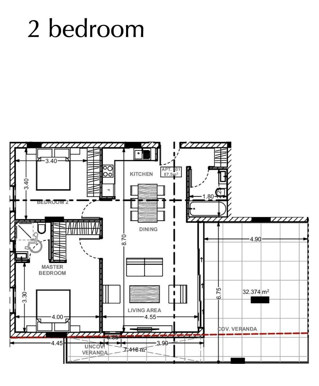 2 BR Apartment in Katholiki, Limassol photo 9