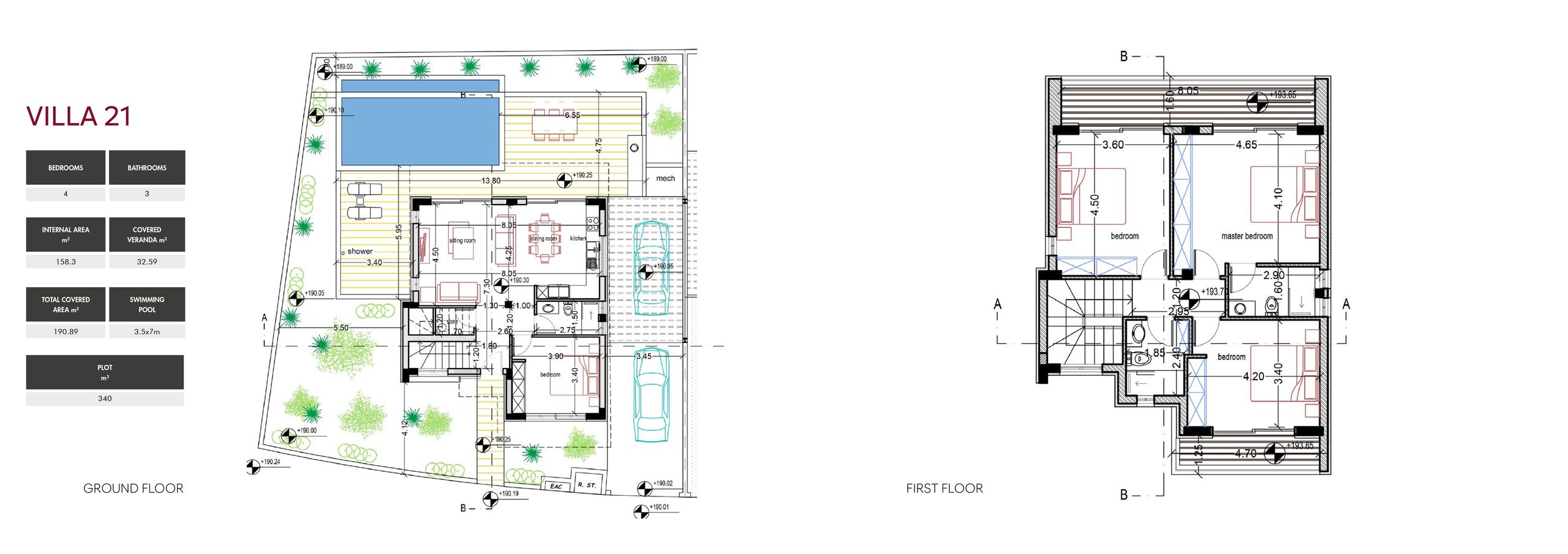 4 BR Mansion villa in Konia, Paphos photo 11