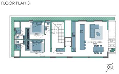 Пентхаус з 2 спальнями в Agios Nicolaos, Limassol, мініатюра 13