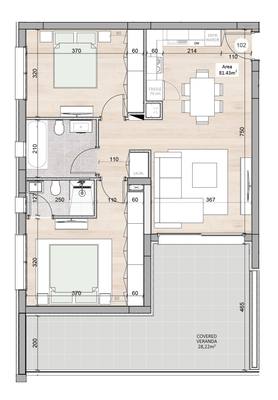 2 BR Apartment in Kapsalos, Limassol thumbnail 9