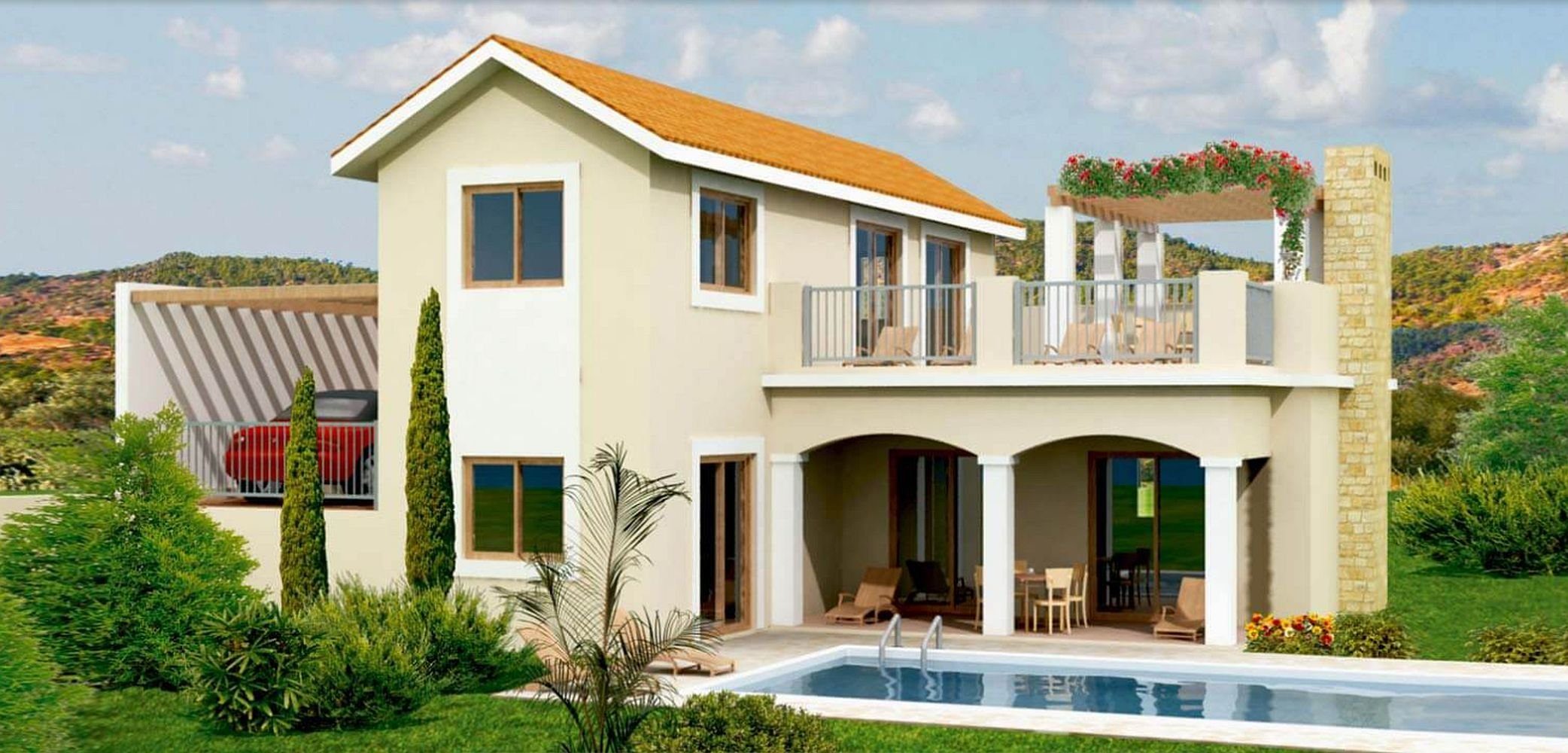 3 BR Villa in Monagroulli, Limassol
