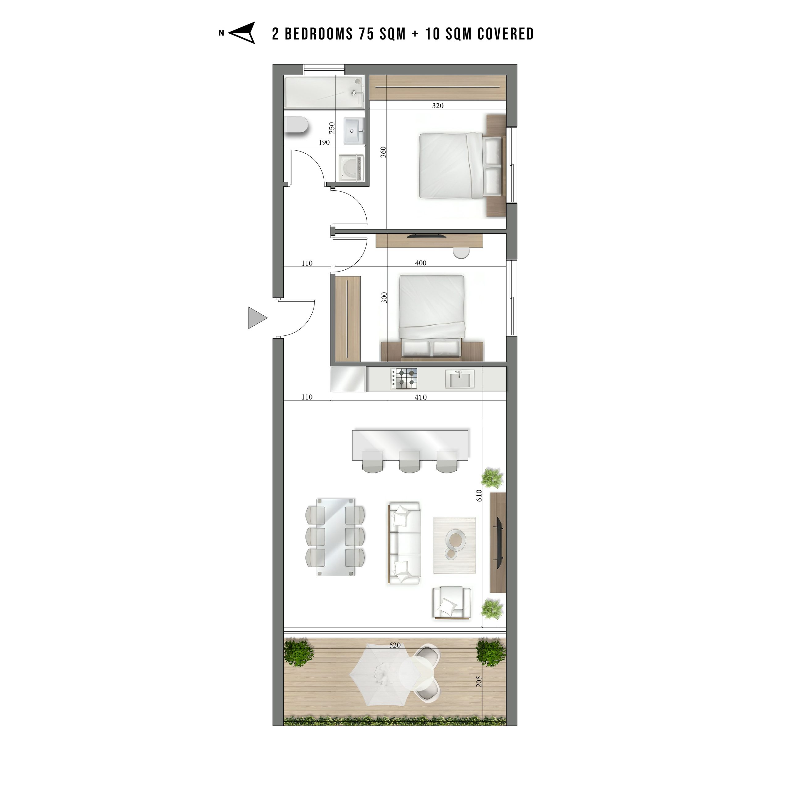 2 BR Apartment in Agios Nicolaos, Limassol photo 10