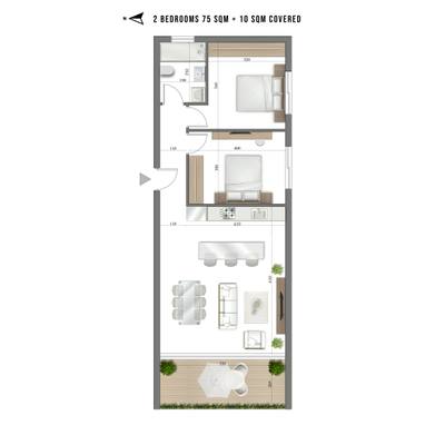 2 BR Apartment in Agios Nicolaos, Limassol thumbnail 10