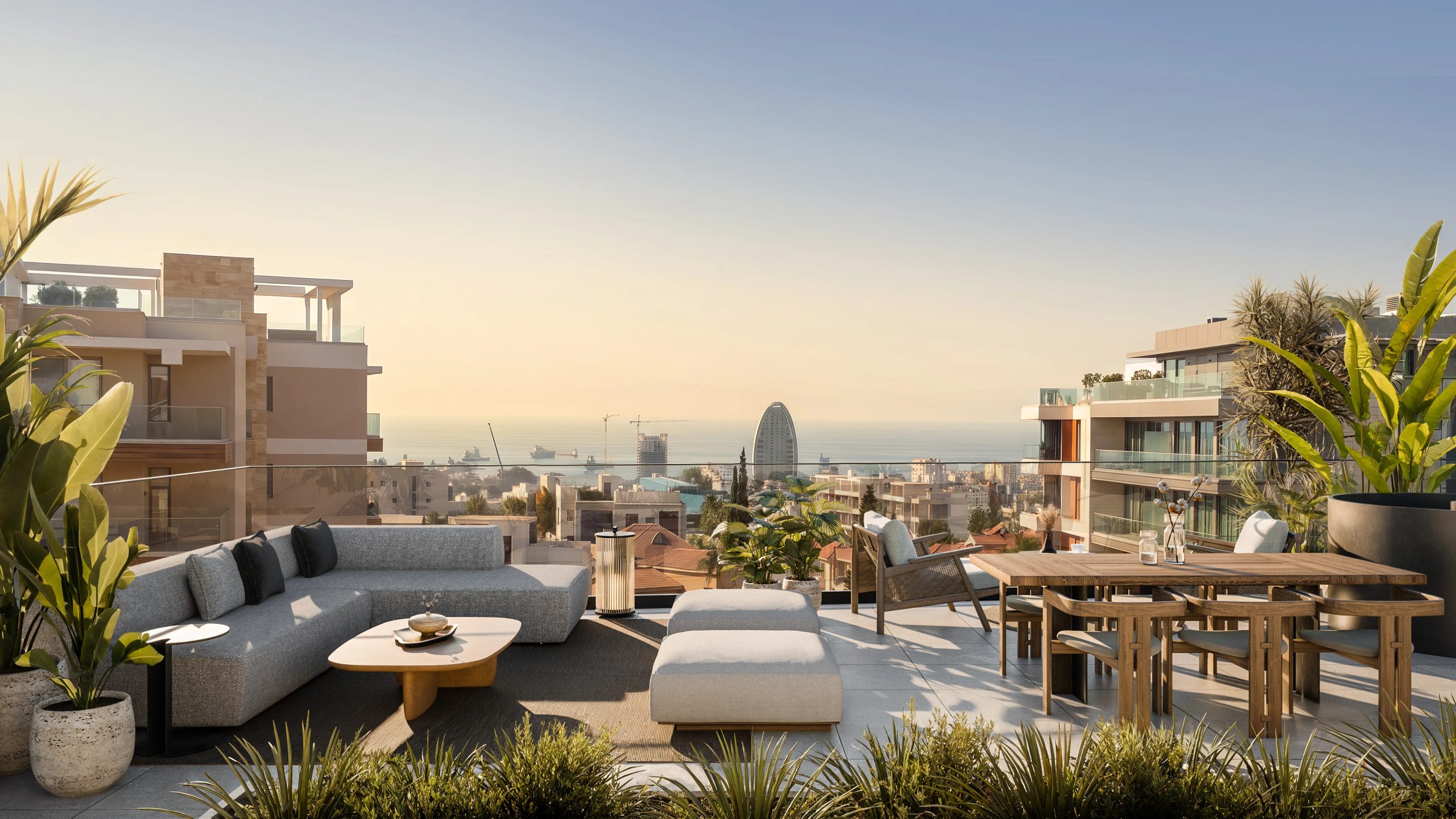 Penthouse z 3 syp. w Agios Athanasios, Limassol