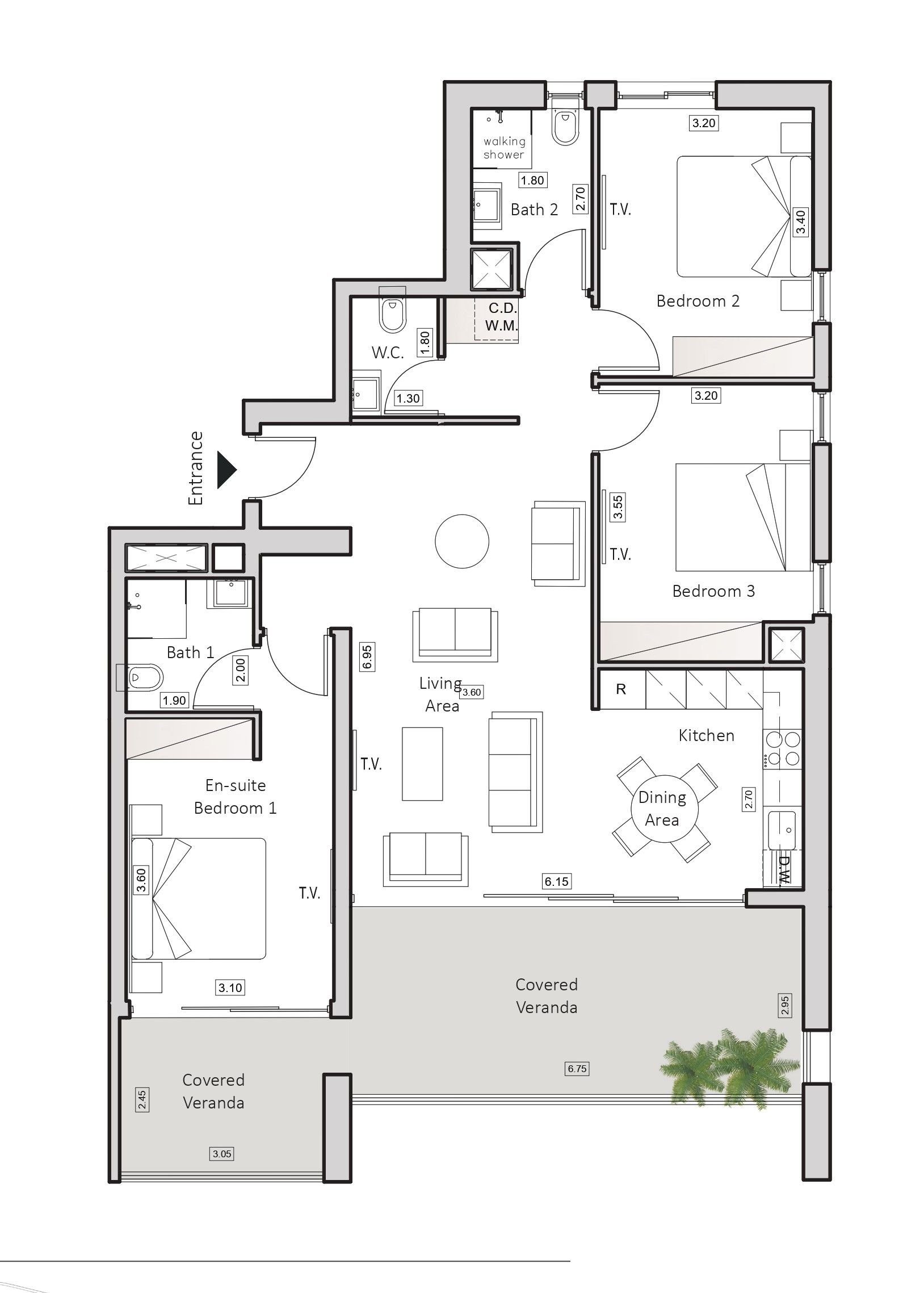 3 BR Apartment in Arch Makarios III, Larnaca photo 13