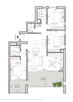 3 BR Apartment in Arch Makarios III, Larnaca thumbnail 13