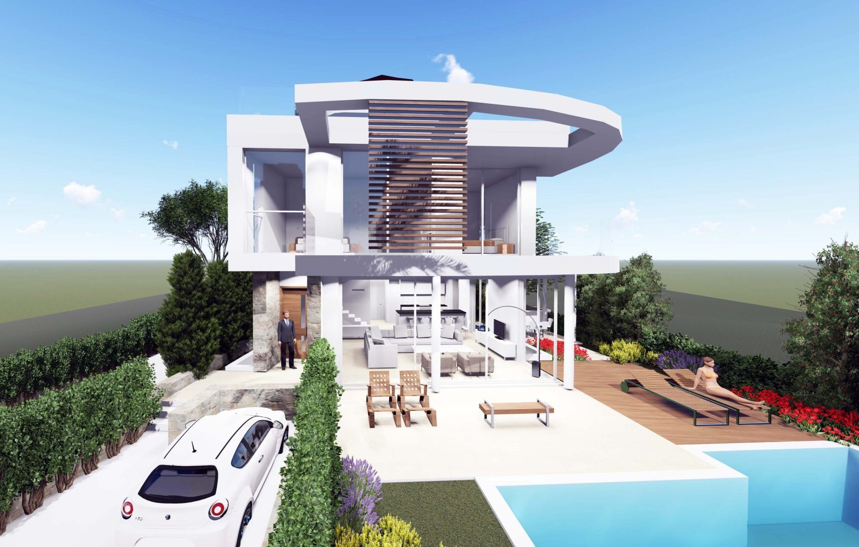 4 BR Villa in Chlorakas, Paphos