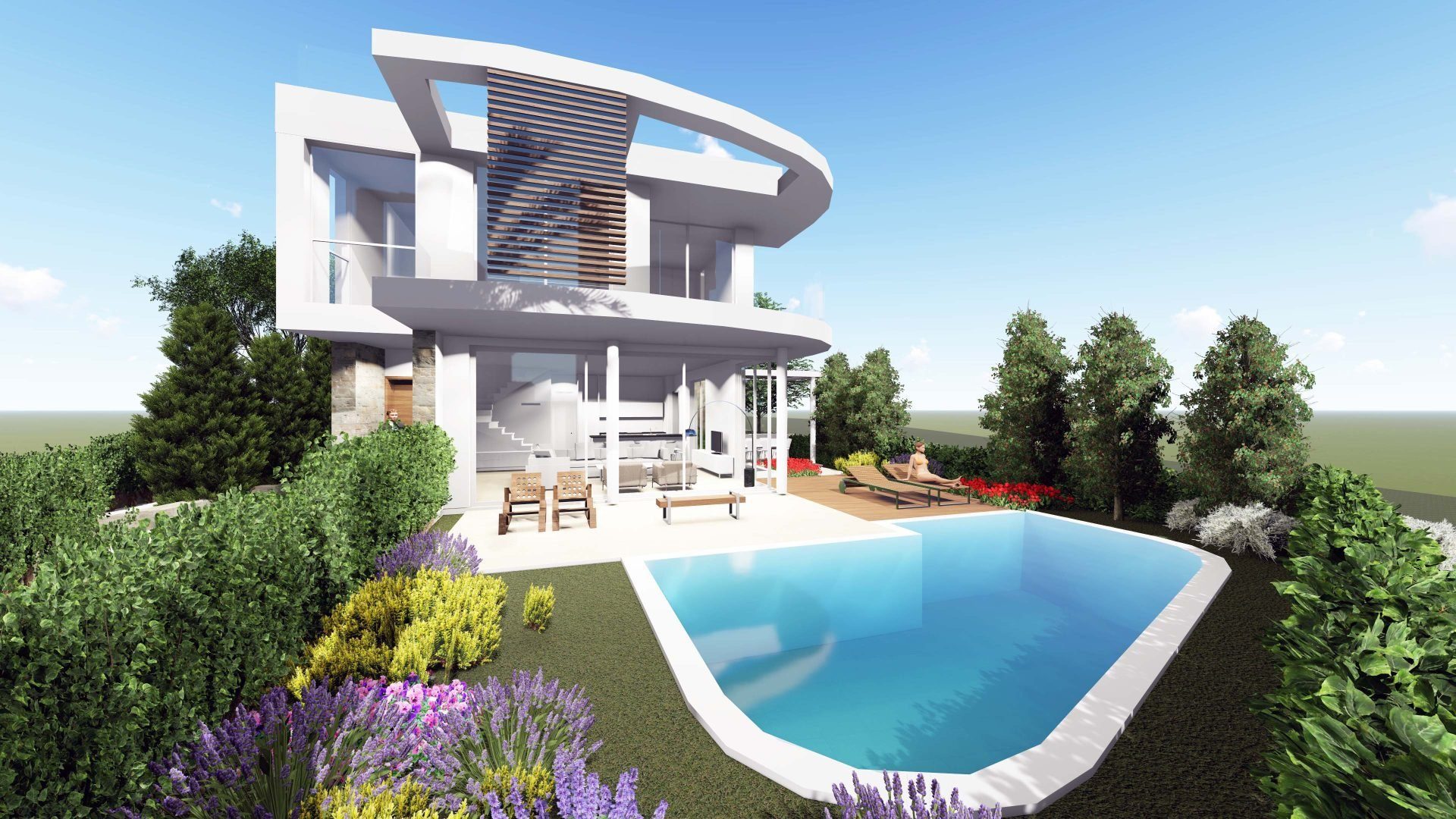 4 BR Villa in Chlorakas, Paphos photo 2