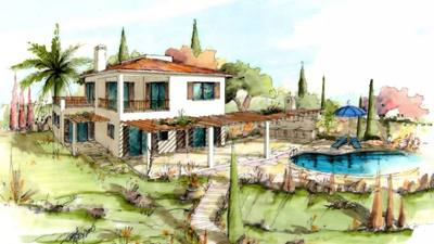 3 BR Villa in Tala, Paphos thumbnail 1