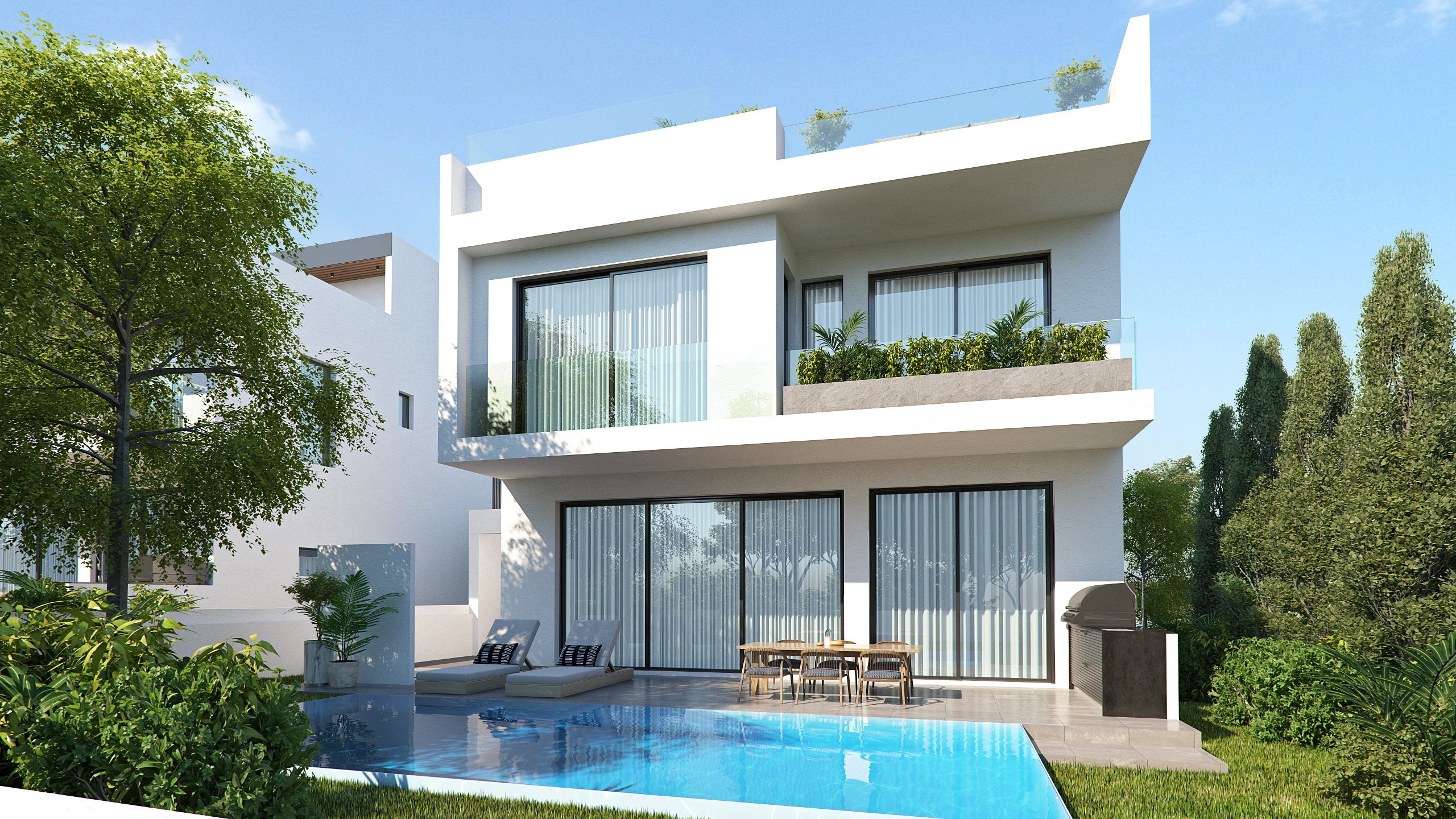 3 BR Mansion villa in Oroklini Tourist Area, Larnaca photo 4