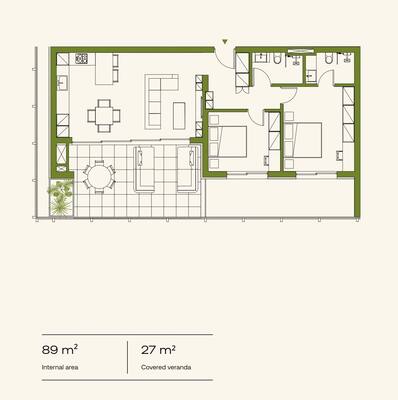 2 BR Apartment in Agios Athanasios, Limassol thumbnail 14