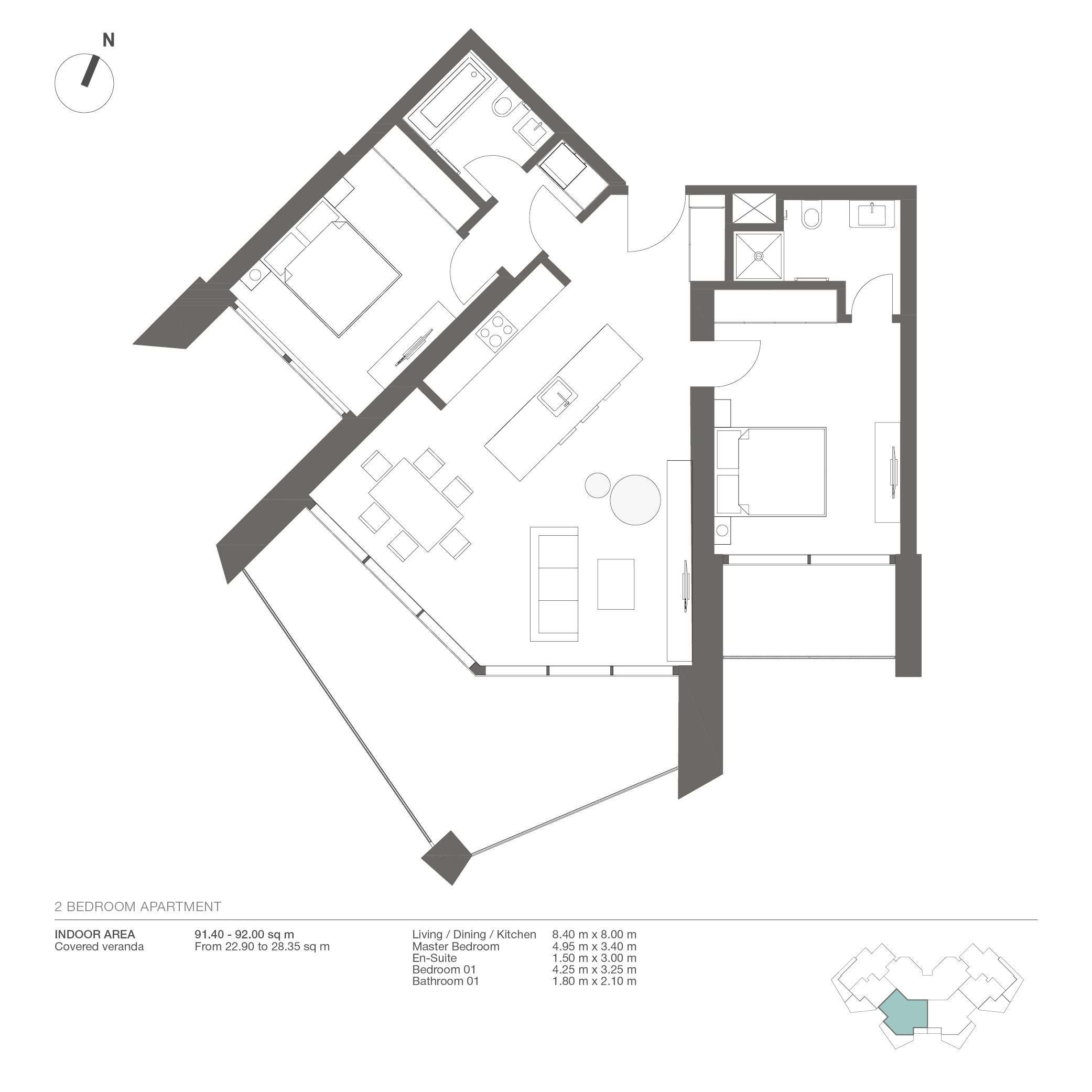 2 BR Apartment in Potamos Germasogeias, Limassol photo 10