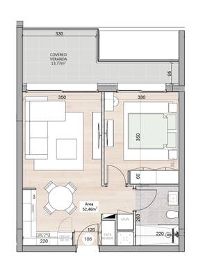 1 BR Apartment in Kapsalos, Limassol thumbnail 9