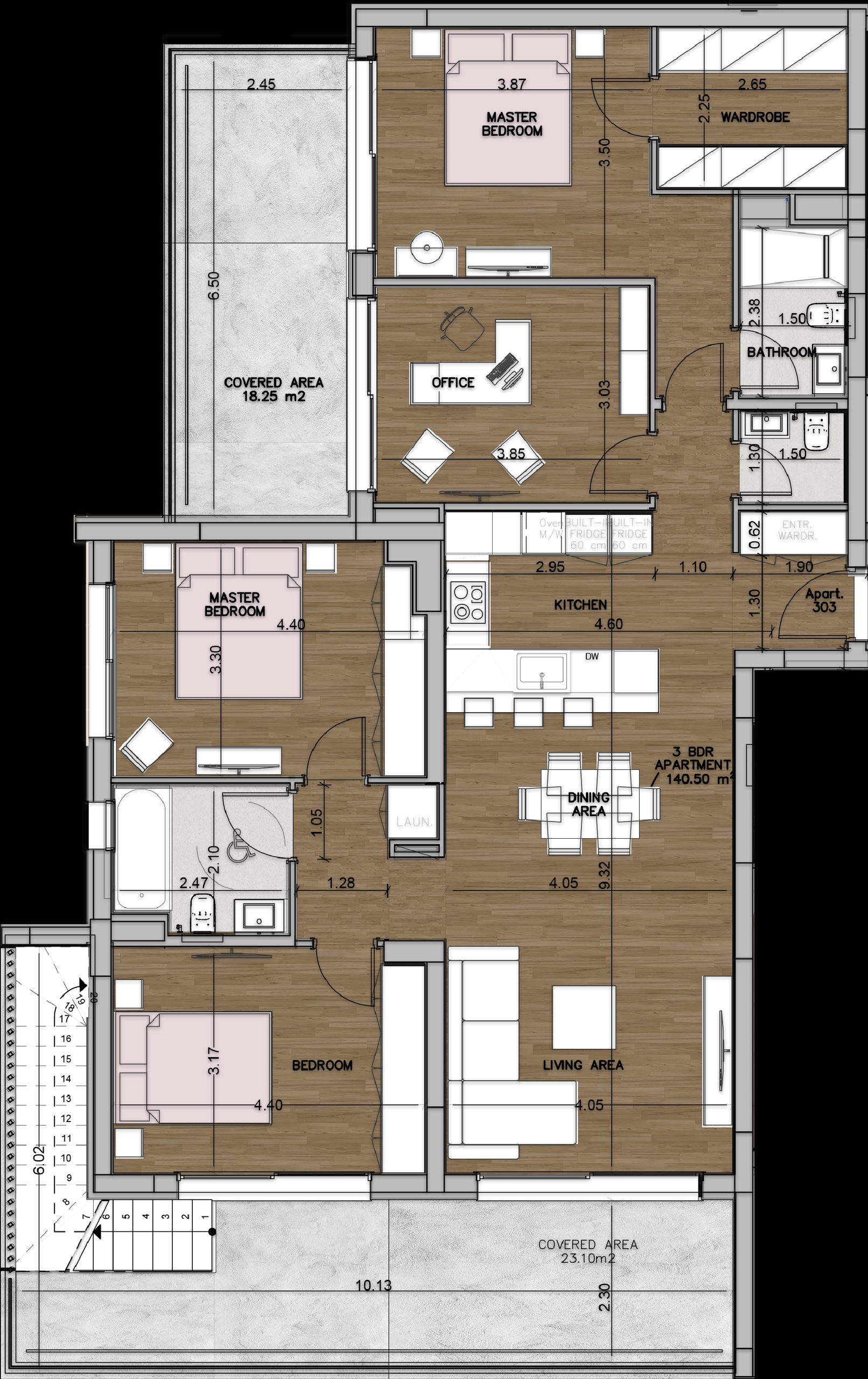 3 BR Penthouse in Potamos Germasogeias, Limassol photo 15