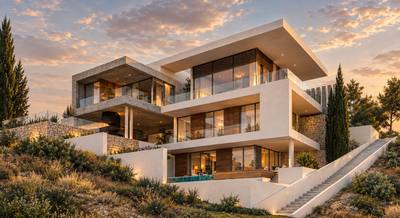 4 BR Luxury Villa with Sea Views in Agios Tychonas, Limassol thumbnail 1